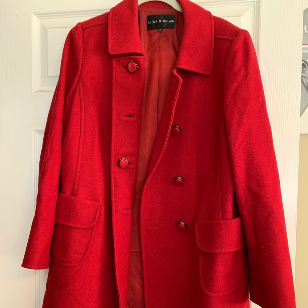 Red Peacoat